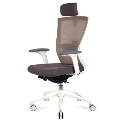 China Hot Selling Modern Luxury Color High Back Ergonomic Rotating Computer Desk Mesh Chair for sale