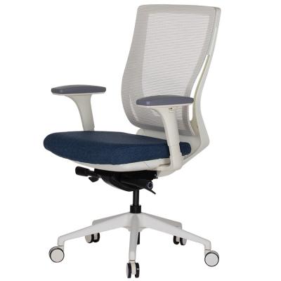 China Anji Mid Back Mesh Chair High Quality Comfortable Visitor Office Revolving Chair for sale