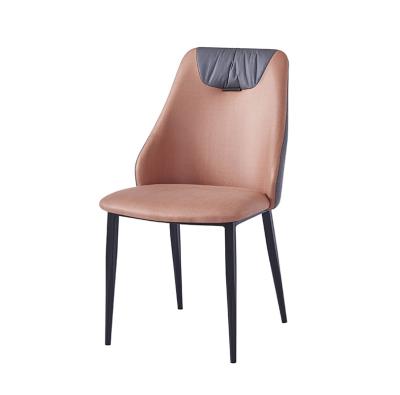 China 2022 Nordic Modern Design Chair New Cheap Home Chair Leisure Upholstered PU Chair for sale