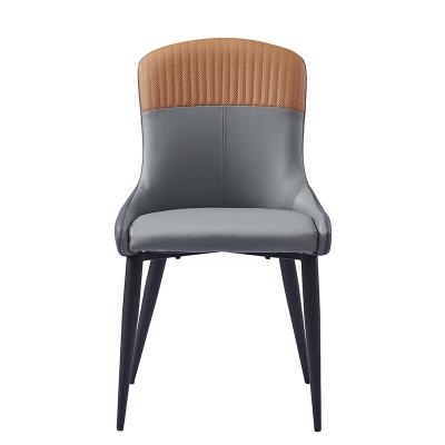 China Modern design factory direct sale modern chair upholstered leather restaurant dining chair cheap chair for sale