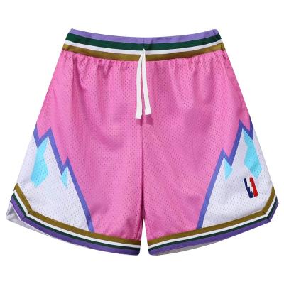 China 2023 QUICK DRY Customized Sublimation Printing Casual Digital Print Quick Dry Mens Adult Gym Basketball Shorts for sale