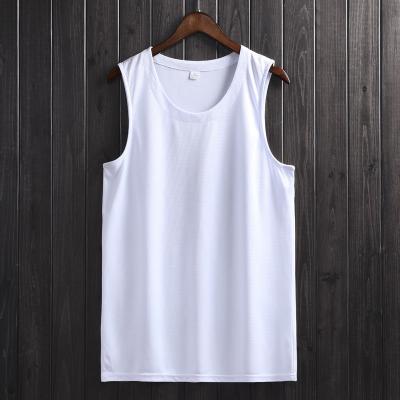 China QUICK DRY Customized Service Men's OEM ODM Digital Printing Sports Running Training Vest Tank Top for sale