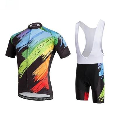 China 2023 Fashion Mens OEM Service Breathable Adult Customized 2 Piece Cycle Clothing Digital Printing Cycling Tank Top for sale