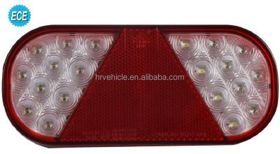 China PMMA LED Tail Stop Turn Signals License Plate Reflector Light Lamp For Truck Trailer for sale