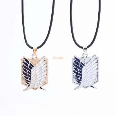 China Casual/Sporting Hot Selling Attack on Titan Necklace Cosplay Accessories Fashion Cosplay Necklace for sale