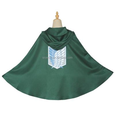 China Collectible Japanese Decoration/Gift/Hoodie Shingeki no Kyojin Overwatch Legion Cosplay Costume Anime COS Green Cape Attack on Titan Cloak for sale