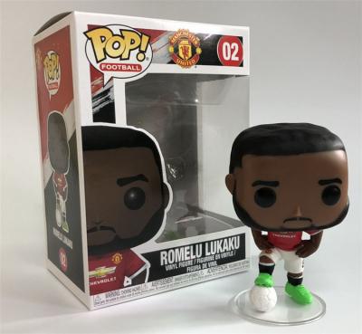 China Toy Hot Selling Football Stars POP Cartoon Figure Falter POP Action Number #04 Paul Pogba #10 Sadio Mane #09 Roberto Firmino for sale