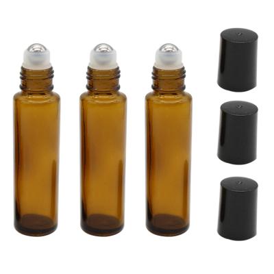 China Garment 1ml 2ml 3ml 5ml 8ml 10ml Amber Clear Roller Bottle Roll On Bottle / Vial / Glass Vial For Perfume for sale