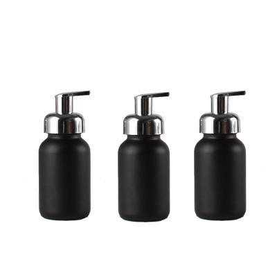 China Luxury Personal Care Foam Pump Hand Soap Glass Bottle With Plastic Foam Soap Pump for sale