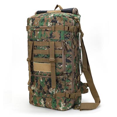 China Wholesale Custom Mountaineering Travel Rucksack Camouflage Outdoor Rise Military Tactical Backpack for sale