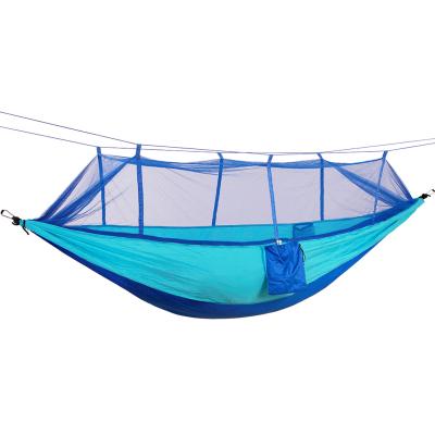 China Ultralight Camping Tent Double Person Travel Outdoor Hanging Hanging Bed with Mosquito Net Nylon Hammock for sale