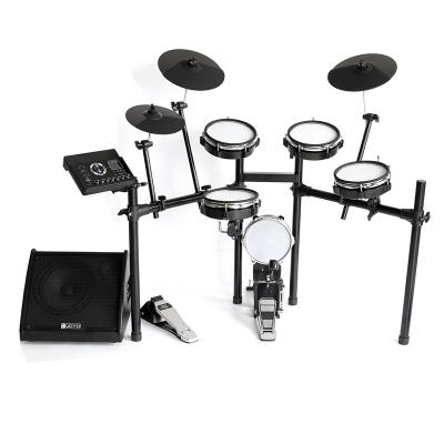 China Wholesale Price Instruments Electronic Mesh Drum Set with 5 Drums and 3 Cymbals Digital Drum Set for sale