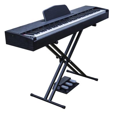 China China Manufacture Professional Black Piano 88 Keys Hammer Action Digital Piano 164*37*18 for sale