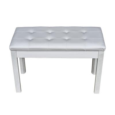 China Playing music made in china piano bench white color high quality piano bench for player for sale