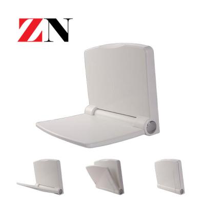 China Aluminum With ABS Wall Mounted Folding Plastic Bathroom Shower Seat for sale