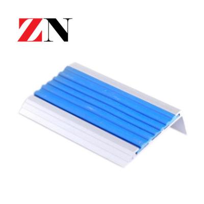 China Hotel anti-slip strip for stairs/aluminum tile edging stair nosing /non slip stair treads for sale