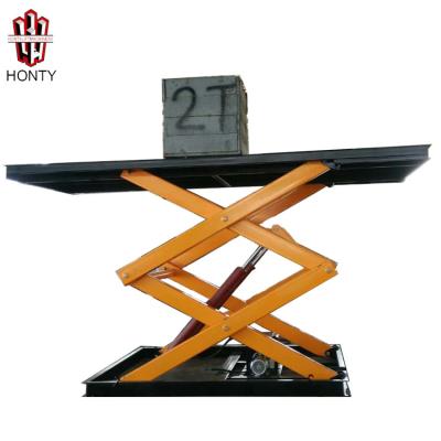 China factory designed hydraulic stationary scissor lift electric goods lift platform lift 1.1*0.7m for sale