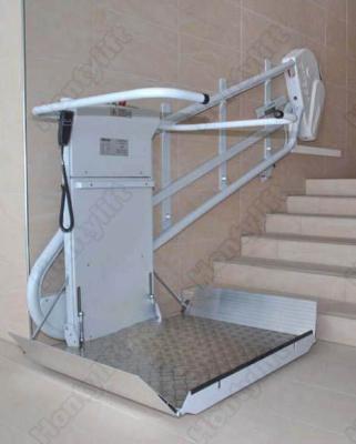 China Hotels Stair Lift Disabled Inclined Electric Wheelchair Platform Lift for sale