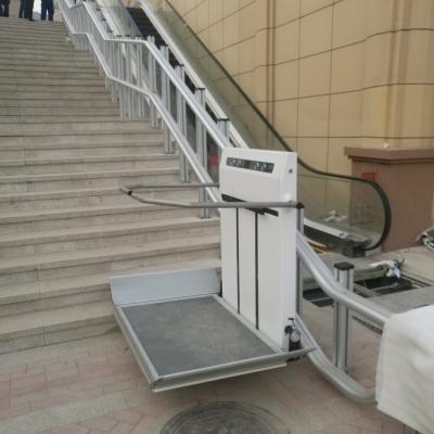 China Hotels Inclined Platform Lift Wheelchair Wheelchair Lift For Home 250kg Platform Lift For Disabled for sale