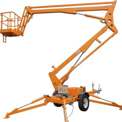 China CE Approved Machinery Repair Shops 18m Telescopic Truck Mounted Articulated Boom Lift Table Spider Lift Sky Lift For Sale for sale