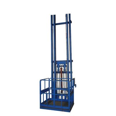 China Customizable Hotels 300kg 500kg 800kg 1000kg Small Electric Goods Lift Hydraulic Cargo Lift Warehouse Freight Lifter for sale