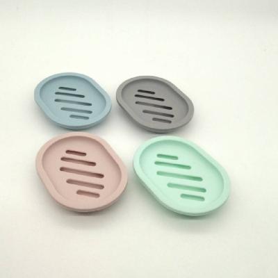 China Wholesale Price Bathroom Durable Toilet Drain Soap Dish Modern Easy Clean Plastic Holder for sale