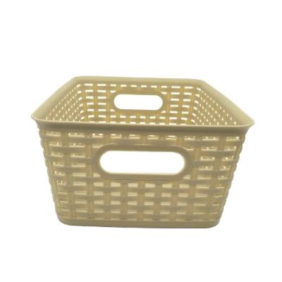 China Good Price Modern Customized Color Space Saving BPA Free Plastic Rattan Basket for sale