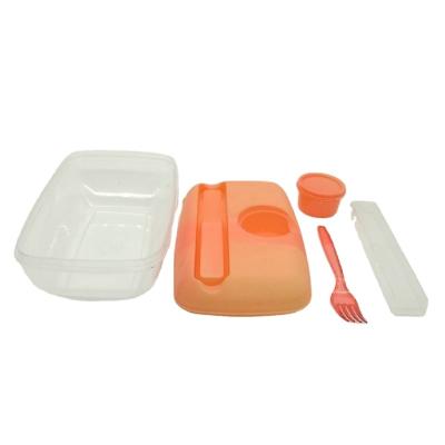 China Factory direct sales modern portable food container salad lunch box set with lid for sale