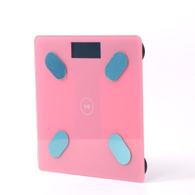 China Precise Glass + Plastic Multiple Functions And Portable Smart Electronic Personal Weight Scale for sale