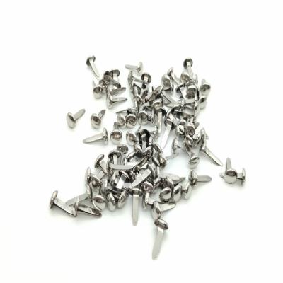 China Hot Selling 100pcs 14mm TIN Student Binding Paper Fastener Silver Finish for Home Office for sale