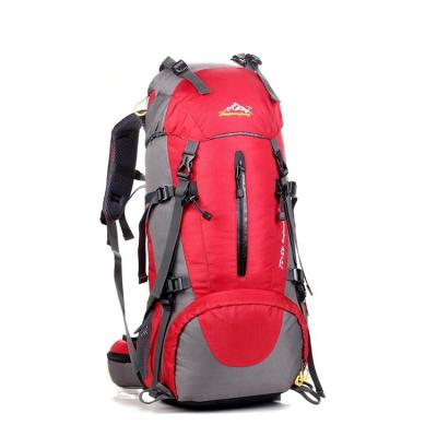 China Large capacity 45+5L waterproof outdoor sports waterproof mountaineering camping outdoor bag waterproof backpack for sale