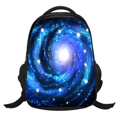 China Fashion New Custom Fashion 3d Starry Sky Nylon Designer Outdoor Traveling Waterproof Backpack For Wholesale for sale