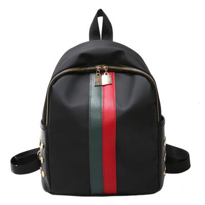 China Wholesale anti-theft nylon color anti-theft small travel girl fashion small purse backpack teenage backpack black for sale