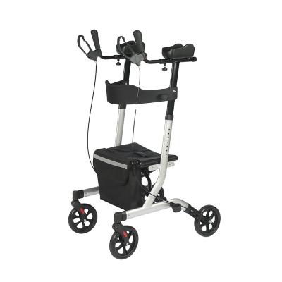 China Indoor or Outdoor Activities Mobility Tall Rolling Walking Aid with 8inch Wheels\Seat and Armrest for Seniors and Adults TRA02C for sale