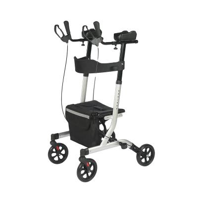 China Lightweight Upright Euro Style Rollator Stand Up Forearm Walker With A Stable Aluminum Frame For Upper TRA02C for sale