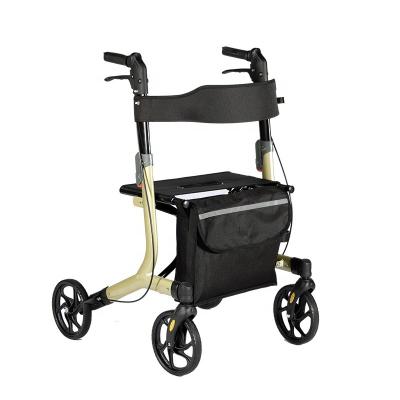 China Ultra-compact size for TONIA Advance Aluminum Rollator Rehabilitation equipment storage for older TRA34 for sale