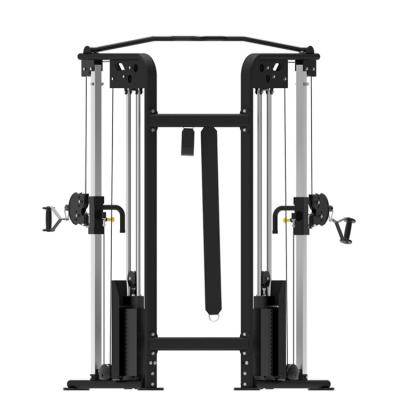 China Fitness Gym Adjustable Pulley Double Pulley Trainer Steel Adjustable Double Pulley Equipment Double Pulley for sale