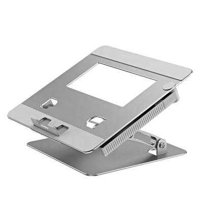 China Ergonomic Adjustable Riser Phone Holder Lift Computer Stand Riser Holder Notebook Aluminum Foldable Laptop Stand for sale