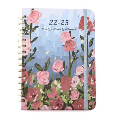 China Eco-Friendly Paper Undated Weekly Planner Goals A5 Notebook To Do List Planner Habit Tracker Journal With Spiral Mandatory Goal for sale