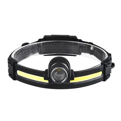 China Portable Head Lamp Adjustable Headband Outdoor Waterproof Head Light For Running LED Camping Rise Headlight for sale