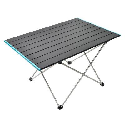 China Camping Easy Carry Portable Table With Table Top Folding Aluminum Beach Easy To Carry Prefect For Outdoor Picnic BBQ Cooking Festival for sale