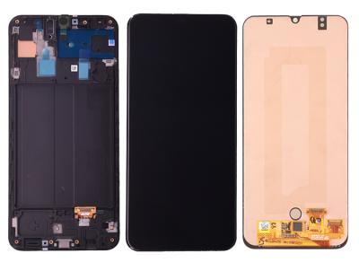 China Multi-touch Replacement LCD Display A50 Pantallas (IPS Tech) Touch Screen With Frame For Samsung Galaxy A50 A50S for sale