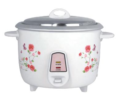 China Household Cambodia Hot Sale Drum Rice Cooker with Aluminum Steamer or Stainless Steel Steamer for sale