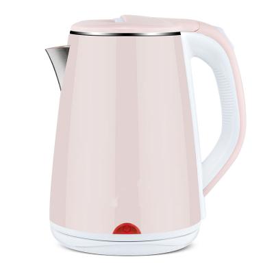 China 360 Degree Rotation Base Keep Hot Electric Kettle 1.8/2.3L Double Wall Stainless Steel High Quality Electric Kettle SASO for sale