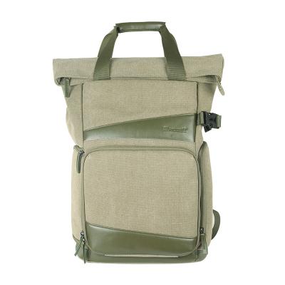 China Water Resistant Travel Convertible Professional Canvas DSLR Camera Backpack Waterproof Video Camera for sale