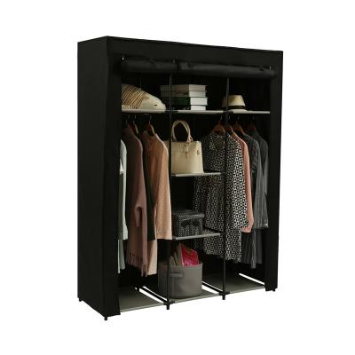 China (Others) Modern Bedroom Storage Organizer Portable Adjustable Bedroom Furniture Wardrobe Home Furniture for sale