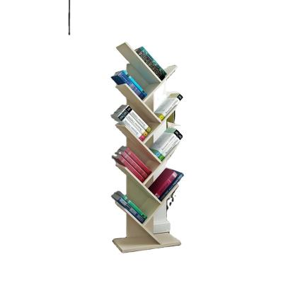 China (Other)Adjustable Modern Home Office Open Storage Children Book Shelves Simple Modern Shelves Bookcase 9 Tier Tree Shape Shelf Wall Mount Bookcases for sale