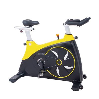 China 2021 New Design Bodybuilding Double Liner Spinning Bike (Main Frame) Indoor Commercial Cycle Exercise With Aluminum Handlebar Post And Seat Post for sale