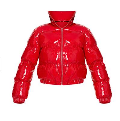 China Waterproof Women's Cropped Jacket, Ladies Jacket Coat, Shiny Women Jacket for sale