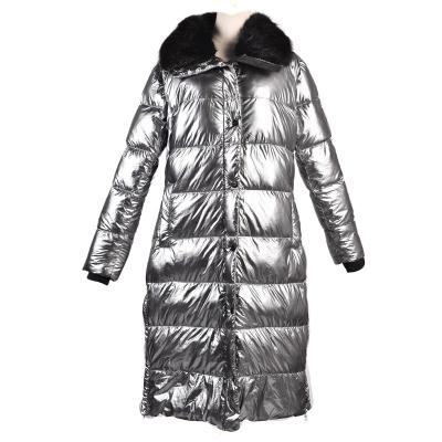 China Highest Quality Rated Shiny Woman Waterproof Winter Cloth Boy Long Down Jacket Padded Bubble Filled Coat for sale